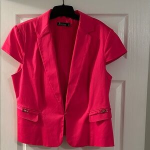New York & Company Bold Pink Women's Blazer